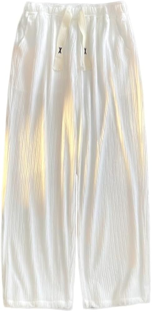 【完売品】ayakawasaki weekend pants white Amazon.com: CJQJPNZ Summer Japanese Streetwear Wide Leg